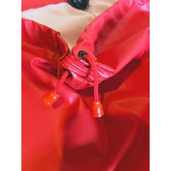 Helly Hansen Unisex Red Soft shell leather Pants Vintage 90s Utility Ski Retro S - Picture 6 of 9